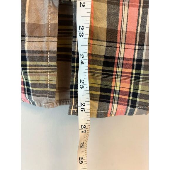 VTG Y2K Harley Davidson Madras Plaid Appliqué Full Zip Shirt Jacket sz M shacket - Picture 10 of 10